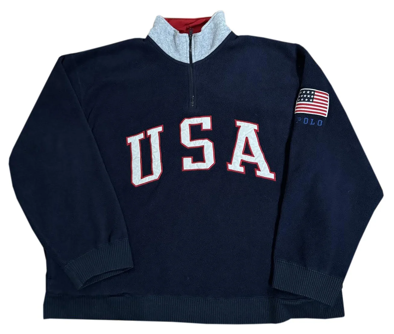 Vintage Polo Sport Ralph Lauren USA Fleece (Size XL) — RootsBK